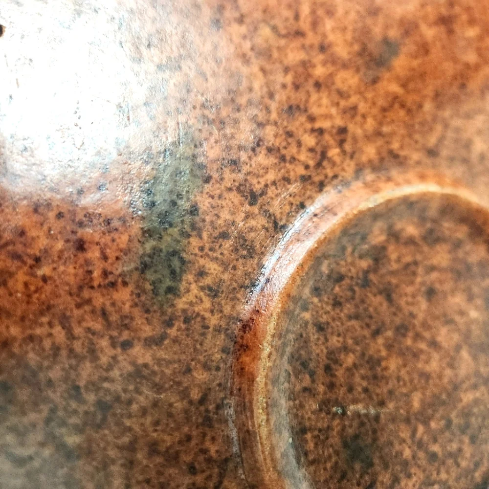 Indonesian Hand Carved Pottery‎ Plate